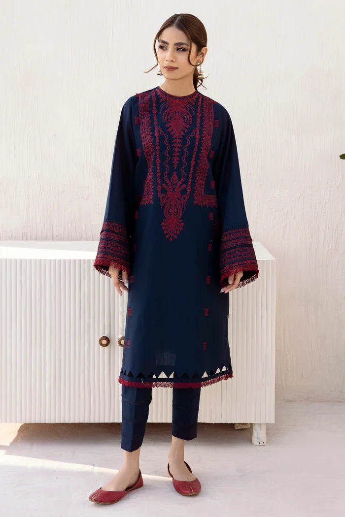 BP-1005 Embroidered Lawn 3 Piece Suit | Unstitched Summer Collection
