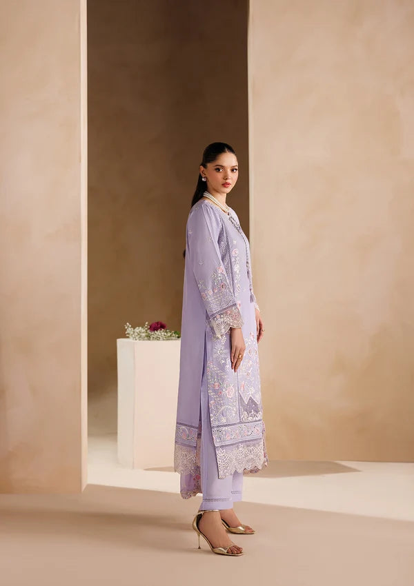 BP-1014 Collection – Purple Ash Embroidered Lawn Unstitched 3 Piece Suit
