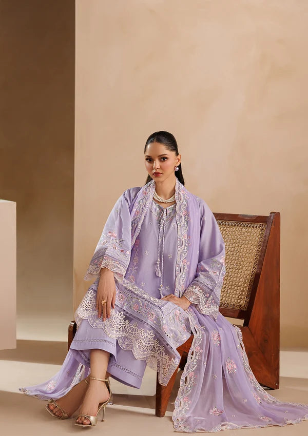 BP-1014 Collection – Purple Ash Embroidered Lawn Unstitched 3 Piece Suit
