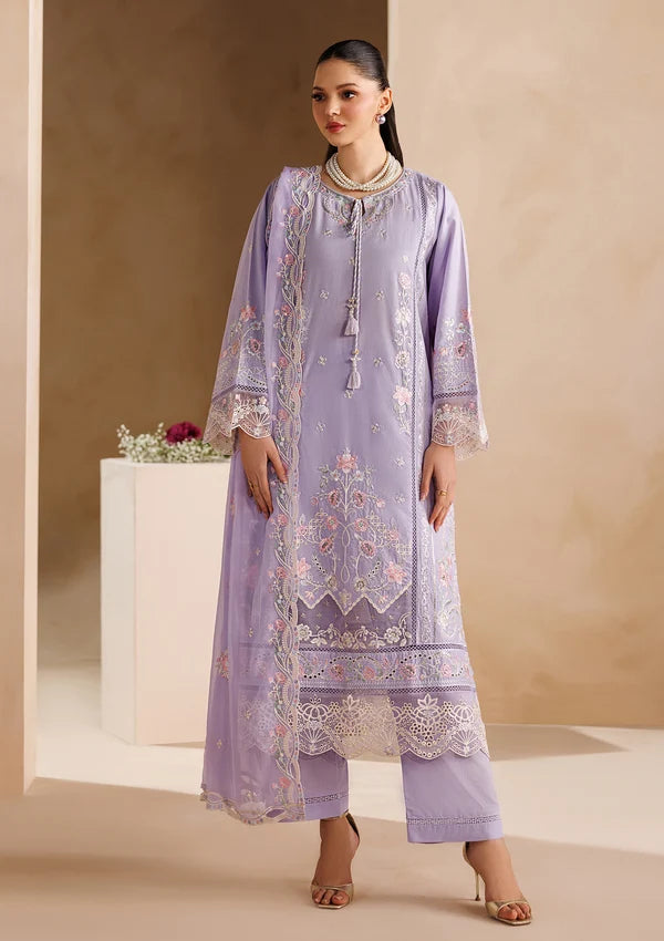 BP-1014 Collection – Purple Ash Embroidered Lawn Unstitched 3 Piece Suit