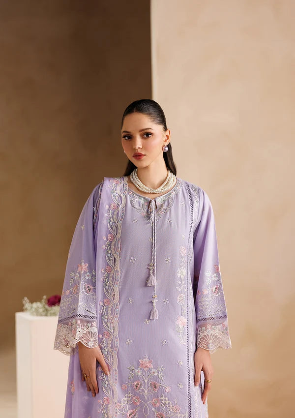 BP-1014 Collection – Purple Ash Embroidered Lawn Unstitched 3 Piece Suit