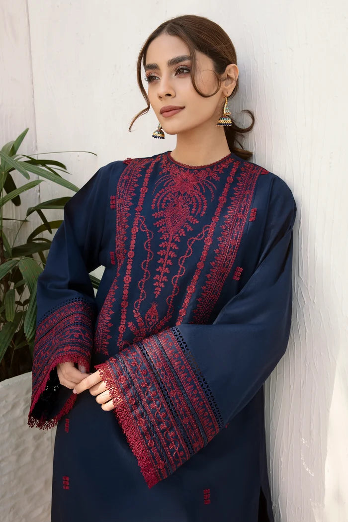 BP-1005 Embroidered Lawn 3 Piece Suit | Unstitched Summer Collection