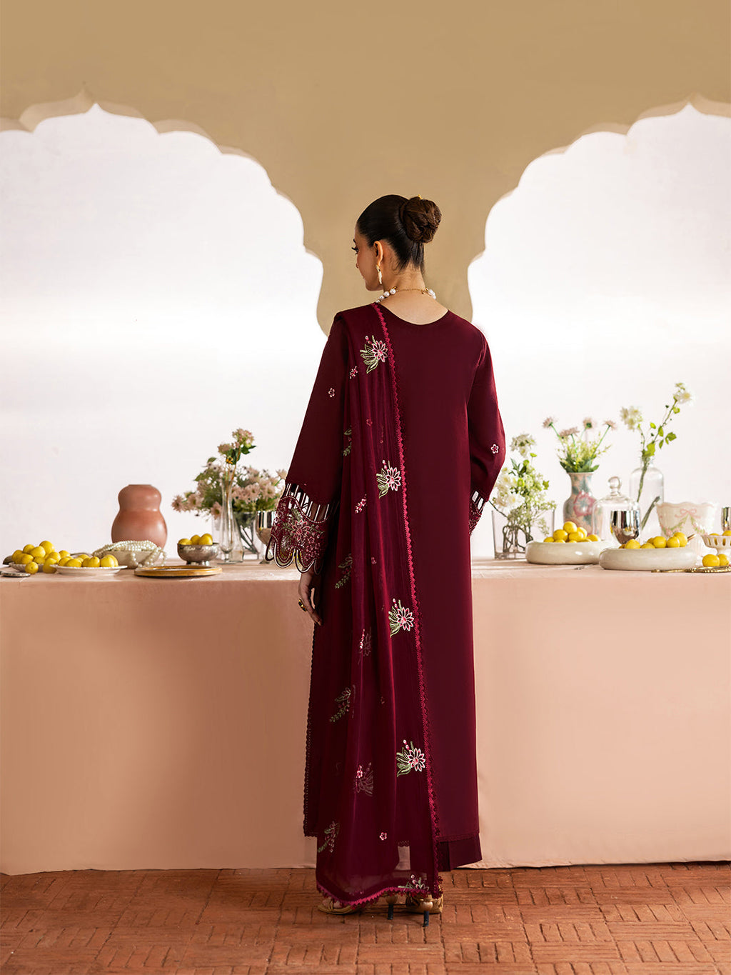 BP-1013 Luxury Lawn Unstitched 3 Piece Suit