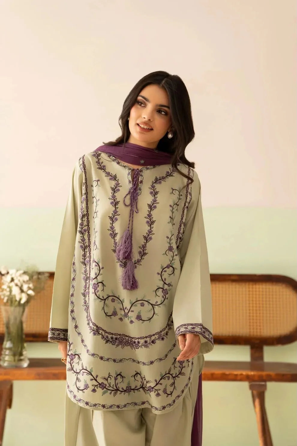 BP-1022 Cotton Unstitched 2-Piece Suit – Bunawat.pk