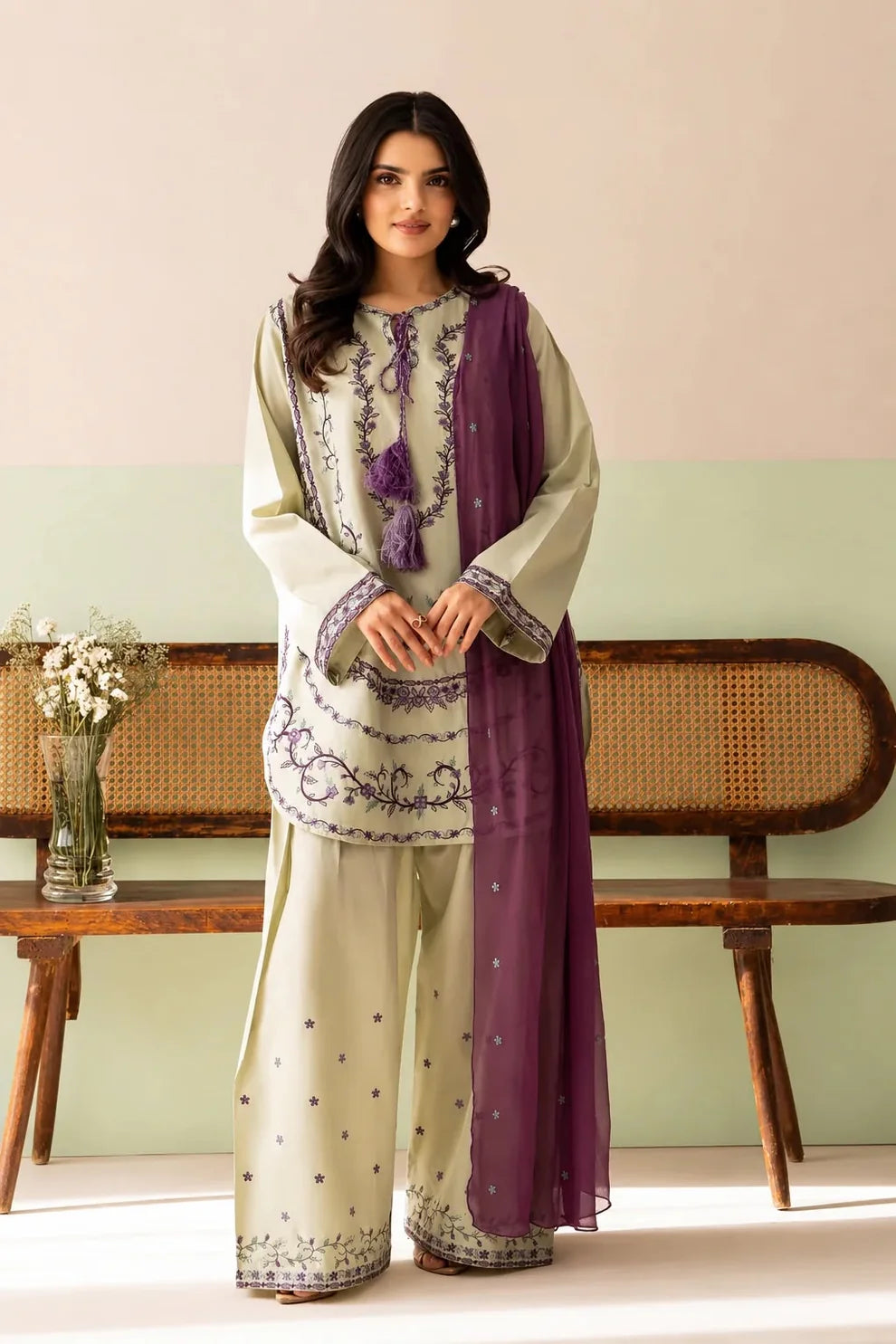 BP-1022 Cotton Unstitched 2-Piece Suit – Bunawat.pk