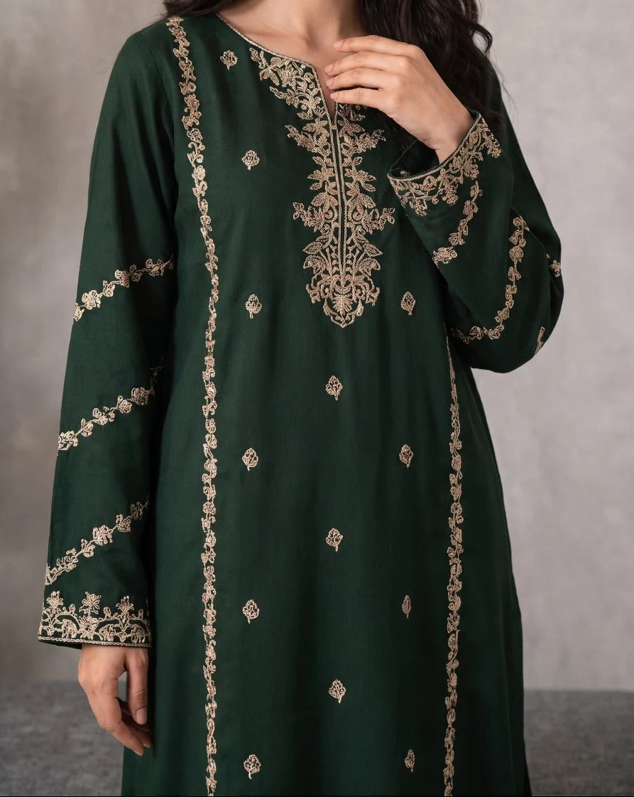 Embroidered 2pc Lawn Dress