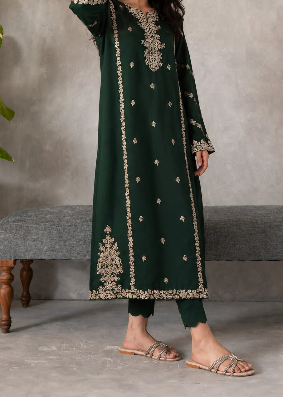Embroidered 2pc Lawn Dress