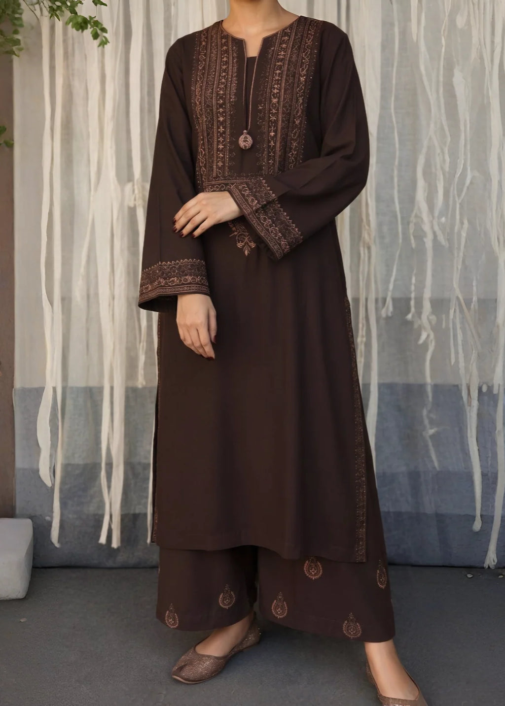 BP-1002 Embroidered 2-Piece Lawn Suit