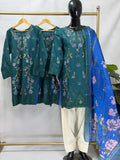 BP-1027 Dhanak 3-Piece Ready-to-Wear Ladies Suit with Printed Dupatta