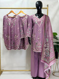 BP-1030 Dhanak 3-Piece Ready-to-Wear Ladies Suit with Printed Dupatta